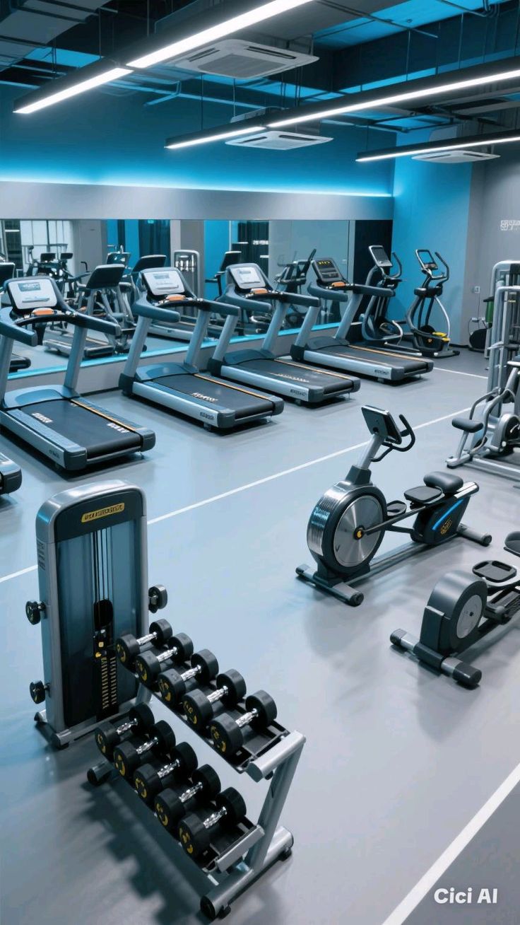 Gym and fitness center